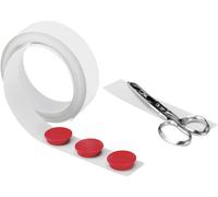 magnetoplan Ruban magnétique autoadhésif 35 mm x 5 m ép. 0,3 mm blanc