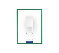 magnetoplan cadre magnétique magnetofix A4 vert 5 pièces