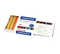 magnetoplan craie pour tableau noir 12306 couleurs assorties 12 pcs/paquet
