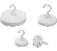 magnetoplan Crochet magnétique blanc 10 pc(s) 52636S10