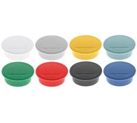 magnetoplan Discofix aimant rond "color" diam. 40 mm couleurs assorties 10 aimants