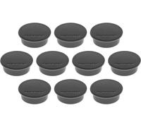magnetoplan Discofix aimant rond "color" diamètre : 40 mm noir 10 aimants