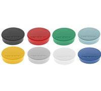 magnetoplan Discofix aimant rond "hobby" couleurs assorties 10 aimants