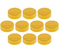magnetoplan Discofix aimant rond "magnum" diamètre : 34 mm jaune 10 aimants