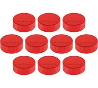 magnetoplan Discofix aimant rond "magnum" diamètre : 34 mm rouge 10 aimants