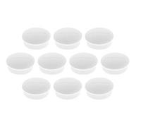 magnetoplan Discofix aimant rond "mini" 20 mm blanc 10 aimants