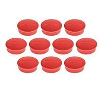 magnetoplan Discofix aimant rond "mini" 20 mm rouge 10 aimants