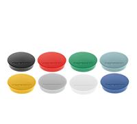 magnetoplan Discofix aimant rond "standard" couleurs assorties 10 aimants