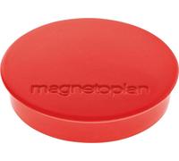 magnetoplan Discofix aimant rond "standard" rouge 10 aimants