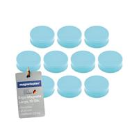 magnetoplan Ergo aimants Large, diamètre : 34 x 12,5 mm-Lot de 10 Babyblau