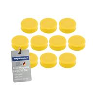 magnetoplan Ergo aimants Large, diamètre : 34 x 12,5 mm-Lot de 10 Goldgelb