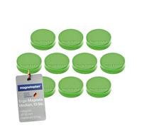 magnetoplan Ergo Aimants Medium, diamètre 30 x 8 mm, Lot de 10 maigrün