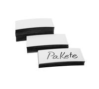 Magnetoplan étiquettes de stock largeur 20mm longueur 100mm magnétique blanc 100pcs / sachet - 1532706