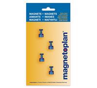 magnetoplan Holtz Porte Mémo Bleu foncé 18 mm 4st