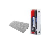 Magnetoplan magnetischer tafellscher mit boardmarkern zur einfachen trockenreinigung von weiáwandtafeln, inhalt 1 x tafellsch