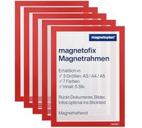 Magnetoplan pochette magnétique, format a3, rouge magnétique sur toute surface contenant du fer fixa 1130406 G
