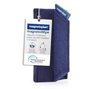 magnetoplan – Effaceur de tableau magnétique magnetoWipe ecoAware bleu en bouteilles PET recyclées