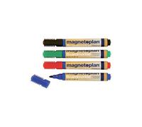 magnetoplan de snowboard et flipchartmarke Lot de 4 bleu