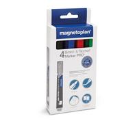 magnetoplan Marqueurs pour tableaux et paperboards à pointe ronde assortis