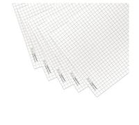 magnetoplan Papier pour flipchart magnetoplan, 65 x 98 cm, quadrillé d'un côté, 5 blocs de flipchart de 20 feuilles chacun, blanchi sans chlore
