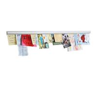 Magnetoplan pince pour porte-bloc gris aluminium 210091000