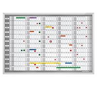 magnetoplan Planificateur annuel « Manager » complet, format tableau 90 x 58,5 cm