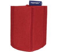 magnetoplan Porte-stylo magnétique magnetoTray SMALL (l x H x P) 60 x 100 x 60 mm rouge 1227606