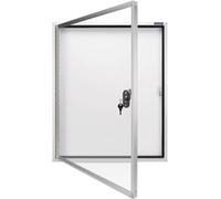 magnetoplan Présentoirs 1214100 Utilisation pour format de papier: 6 x DIN A4 à lextérieur 1214100 aluminium blanc 1 pc(s)