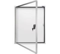 magnetoplan Présentoirs 1214300 Utilisation pour format de papier: 12 x DIN A4 à lextérieur 1214300 aluminium blanc 1 pc(s)