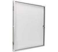 magnetoplan Présentoirs 1215200 Utilisation pour format de papier: 9 x DIN A4 à lintérieur 1215200 aluminium blanc 1 pc(s)