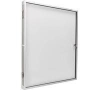 magnetoplan Présentoirs 1215300 Utilisation pour format de papier: 12 x DIN A4 à lintérieur 1215300 aluminium blanc 1 pc(s)