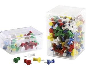 magnetoplan Punaise pour tableau daffichage jaune, blanc, bleu, rouge, vert 200 pc(s)