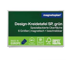 Magnetoplan Tableau à Craie 1500 X 1200 Mm Cadre Alu Magnétique Effaçage à Sec Ou Humide