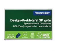 Magnetoplan tableau à craie 600 x 450 mm cadre alu magnétique effaçage à sec ou humide 1240295