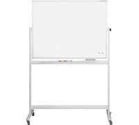 magnetoplan Tableau blanc CC Mobil (l x H) 1500 mm x 1000 mm blanc émaillé les deux côtés sont utilisables, boîte de rangement fournie