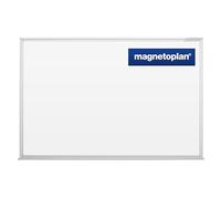 magnetoplan Tableau blanc Magnétique Laqué Cadre Alu (L)2.200 x (H)1.200 mm | Tôle d'acier laquée, l x h 2200 x 1200 mm