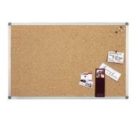 Magnetoplan - tableau en liège sp, (l)900 x (h)600 mm en liège presse de haute valeur, pour punaiser les notices, cadre en alumi G