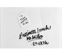 magnetoplan Tableau magnétique en verre (l x H) 400 mm x 600 mm blanc 13402000