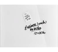 magnetoplan Tableau magnétique en verre (l x H) 800 mm x 600 mm blanc 13403000