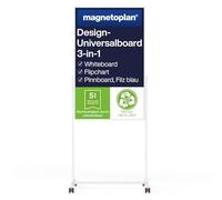 magnetoplan universel Board, 750 x 1200 mm, feutre Bleu