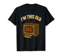 Magnétoscope VHS I'm This Old Please Rewind Funny Années 80 90 Nostalgia T-Shirt