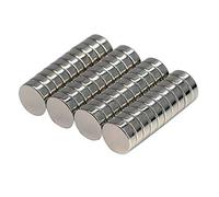 Magnetpro 52 pièce Aimant de néodyme 8 mm de diamètre x 3 mm d'épaisseur avec 1.8 kg Traction