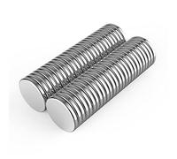 Magnetpro Lot de 50 Mini aimants 8 x 1 mm pour présentation, Tableau magnétique et ménage