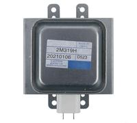 Magnetron 2M319H pour four à micro-ondes compatible avec 2M219H, longue plaque de base, tube chauffant en alliage d'aluminium, installation facile, 17 x 13,5 x 15 cm