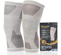 MagnetRX® - Genouillère rotulienne (lot de 2) Manchon de compression pour genoux avec aimants ligamentaire pour le sport maintien du ménisque Taille (Petit)