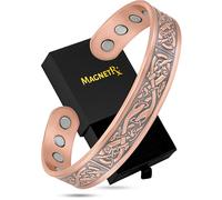 MagnetRX® Magnetic Copper Bracelets for Men - Effective 99.9% Pure Copper Bracelet for Men - Adjustable Copper Magnetic Bracelets (Viking)