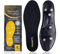 MagnetRX® Semelles Magnétiques Femmes - 1 Paire Semelles Gel Avec 12 Aimants En Néodyme (4200 GAUSS Par Aimant) Semelles Aimanté pour femmes (Orthèses plantaires Taille 35-40)