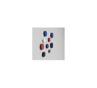 Nobo Jeu d'Aimants pour Tableau Blanc Magnétique, 20mm, Lot de 8, Bleu, 1901443
