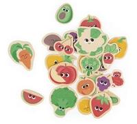 Magnets 24 pièces -Fruits et Légumes Janod G