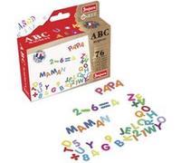 Magnets ABC et chiffres pour tableaux en bois JeuJura Multicolore G
